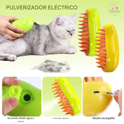 Cepillo a Vapor 3 en 1 para mascotas