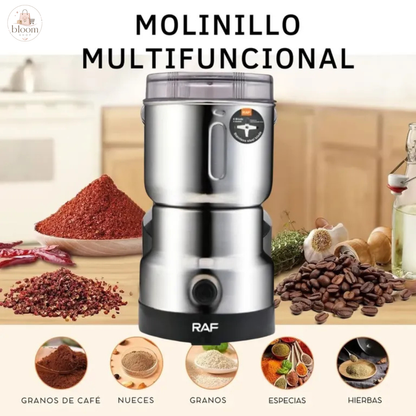 Molinillo Eléctrico Multifuncional RAF | Café, Especias y Granos en Segundos